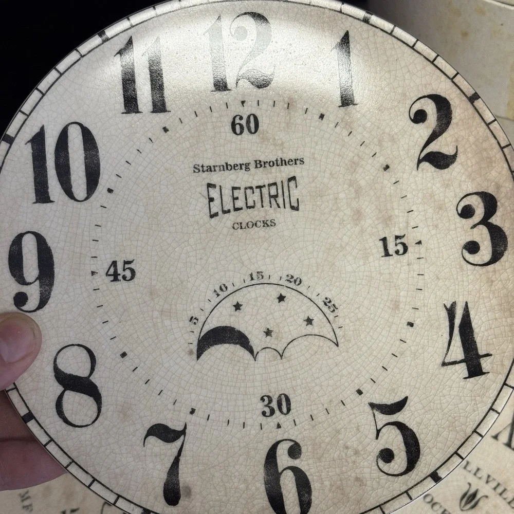 Pottery Barn Vintage Clock Face 8.25